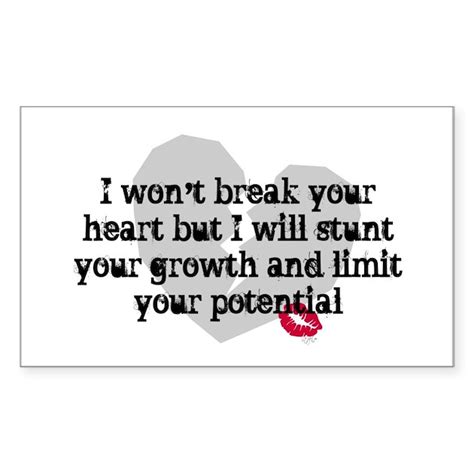 but i won't break your heart